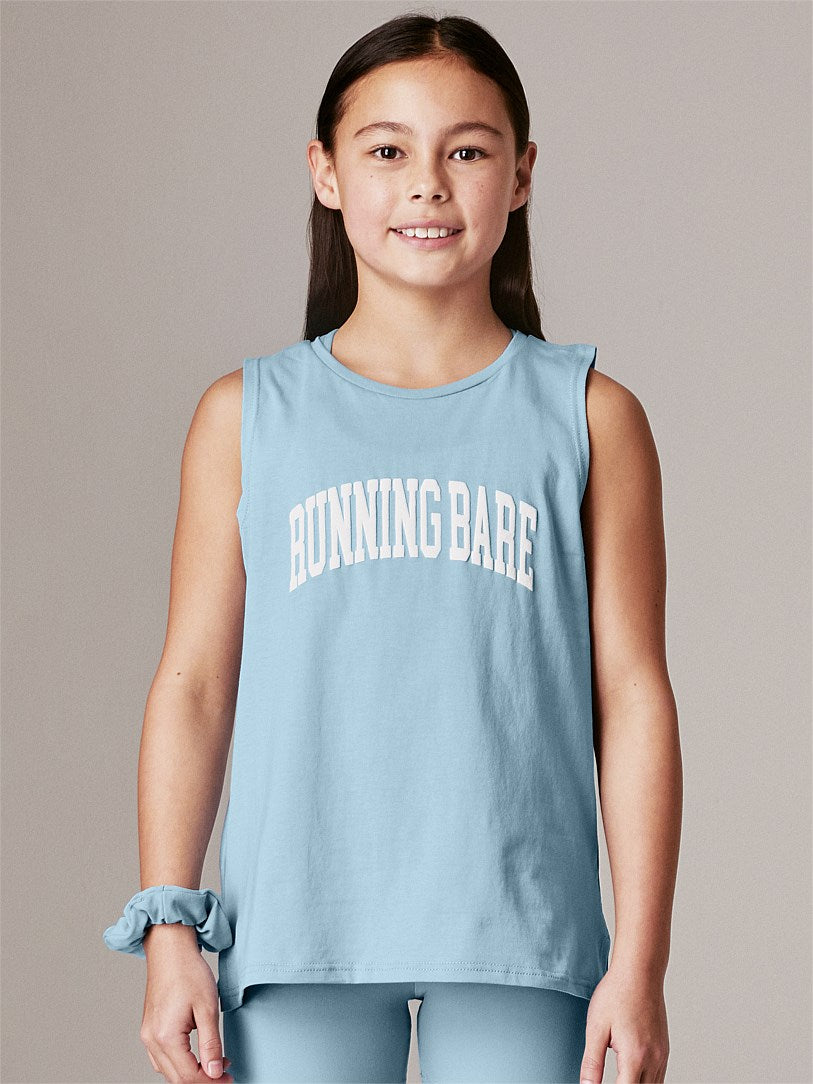 Running Bare Girls Easy Rider Muscle Tank Breeze Fit Folly