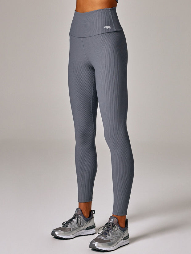 Super soft and supportive, the Olympus Rib Werk It! Legging is made for all the ways you move, these oh-so-chic ribbed tights feature a high waist ideal for low impact and mat-based workouts.