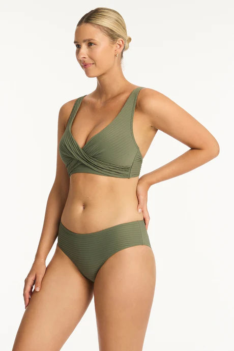 Spinnaker Mid Bikini Pant - Khaki