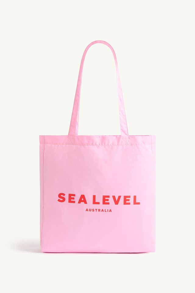 Logo Cotton Beach Tote - Kelly Green