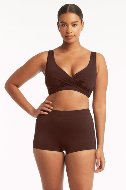 High waisted
Boy Legline
Full coverage
Powermesh lining for front & back support