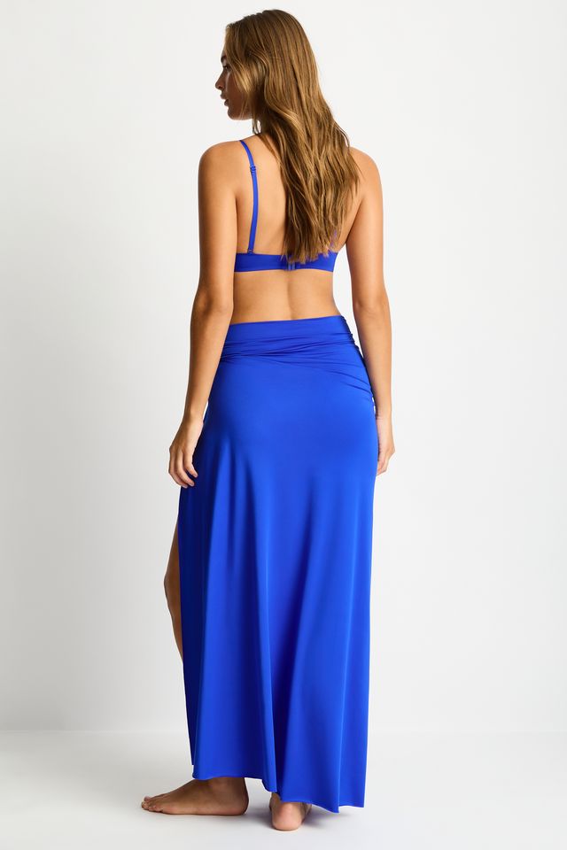 Mythos Ring Cover Up Skirt - Cobalt