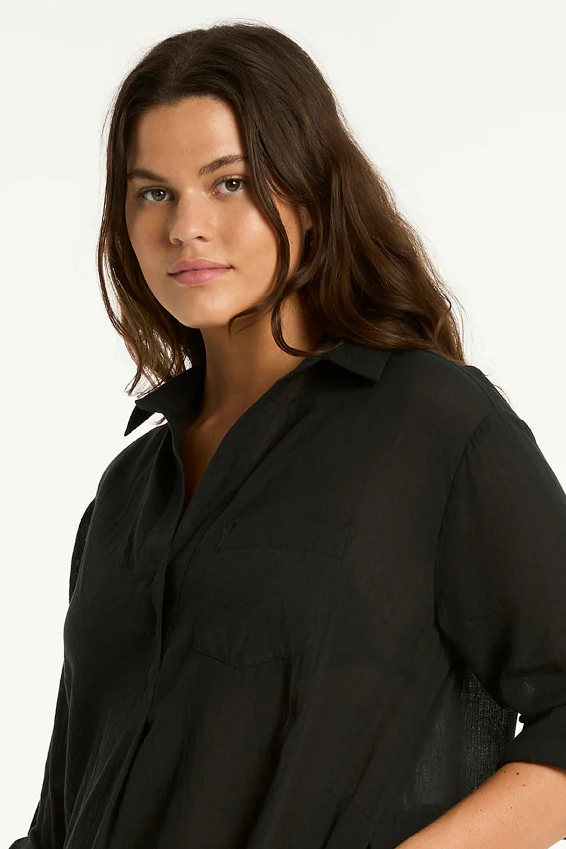 Salt Long Cover Up - Black