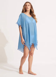 Beach Edit Amnesia Kaftan - Azure