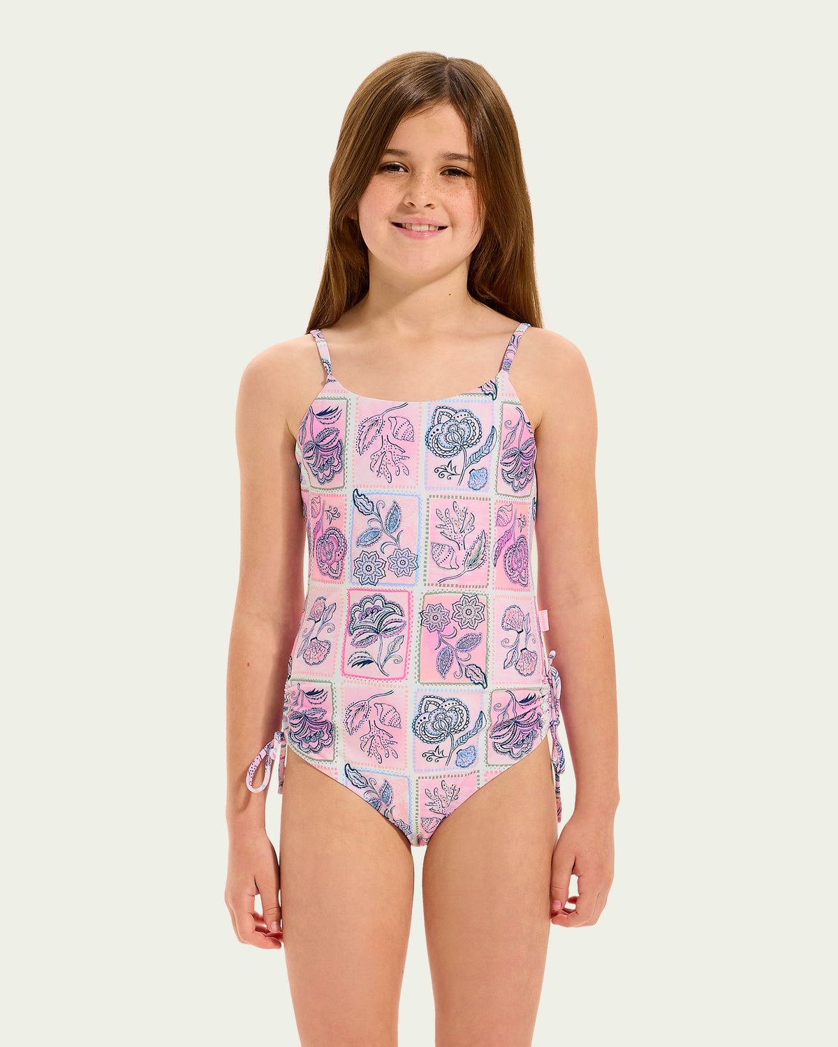 Seafolly Girls Bloom Floral One Piece Swimsuit