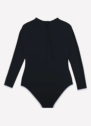 Seafolly Girls Essentials Paddle Suit - Black