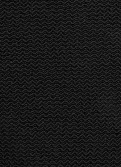 Sea Dive Deep V Neck One Piece - Black