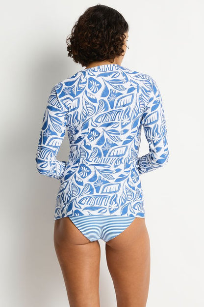 Reef Long Sleeve Rash Vest - Denim Blue