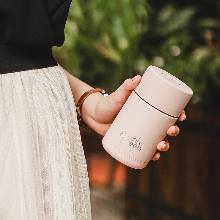 This is the ultimate reusable cup experience: it looks beautiful, maintains the liquid temperature you desire for hours and tastes the way your barista intended. plus when you’re done drinking, you can close it up and clean it when you get home.