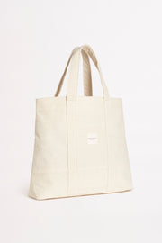 Tote Style Bag Fully Lined Internal Pocket Brushed Terry Fabric Thick shoulder Straps Fabric 100% Cotton 