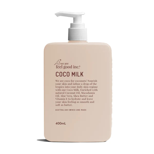 We Are Feelgood Coco Milk Moisturiser - 400ml – Fit & Folly