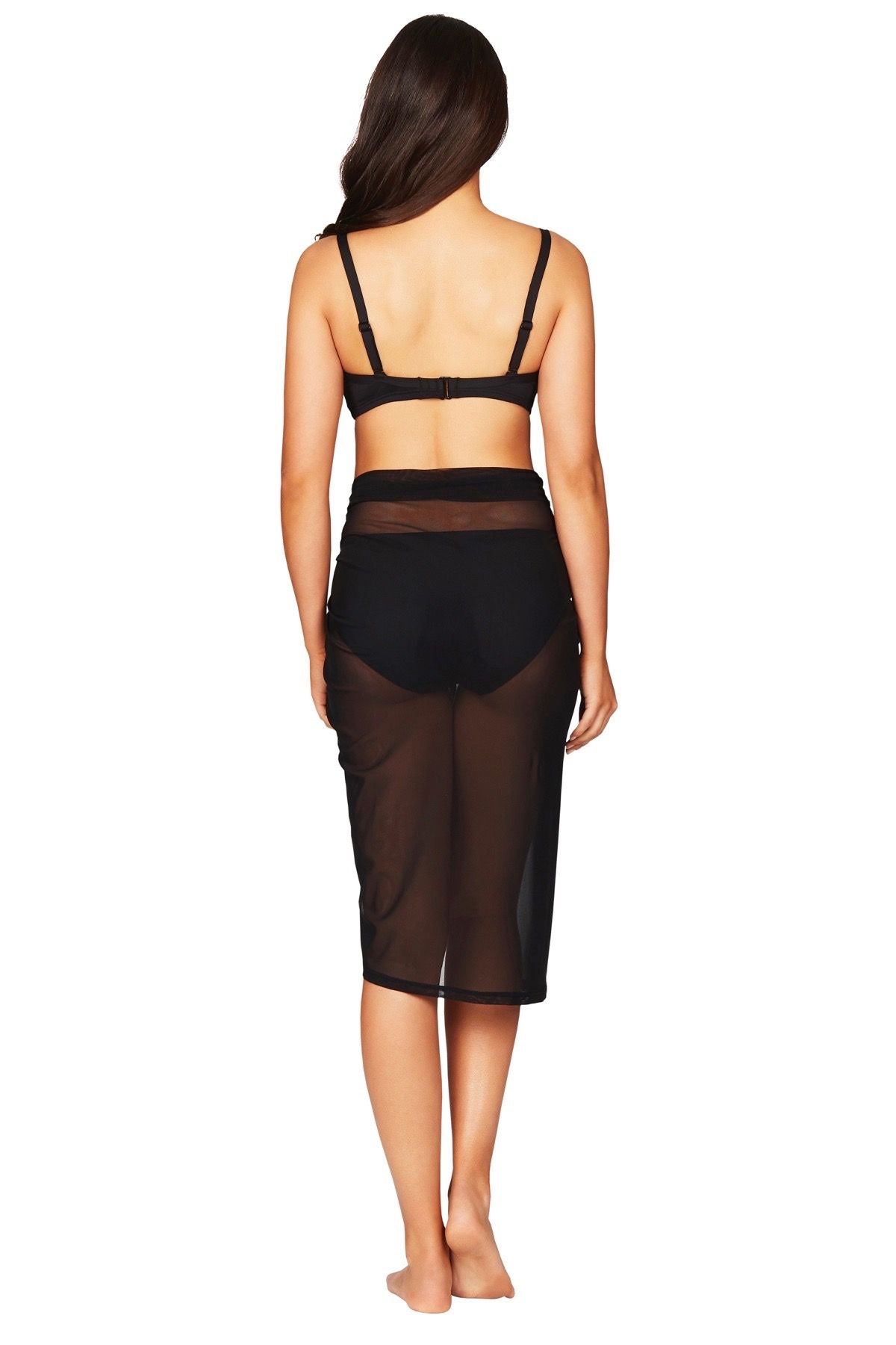 Sea Level Mesh Swim Wrap - Black