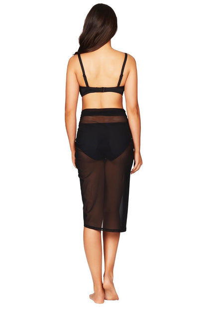 Sea Level Mesh Swim Wrap - Black