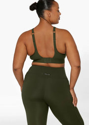 Compress & Compact Sports Bra - Luxury Green – Fit & Folly
