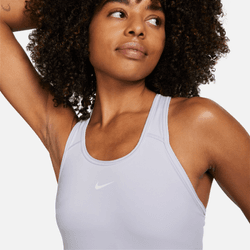 Nike Swoosh 1-Piece Pad Sports Bra - Mauve