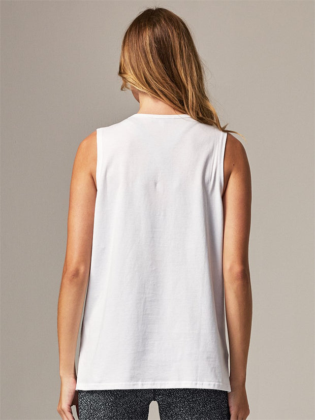 Easy Rider Muscle Tank - White