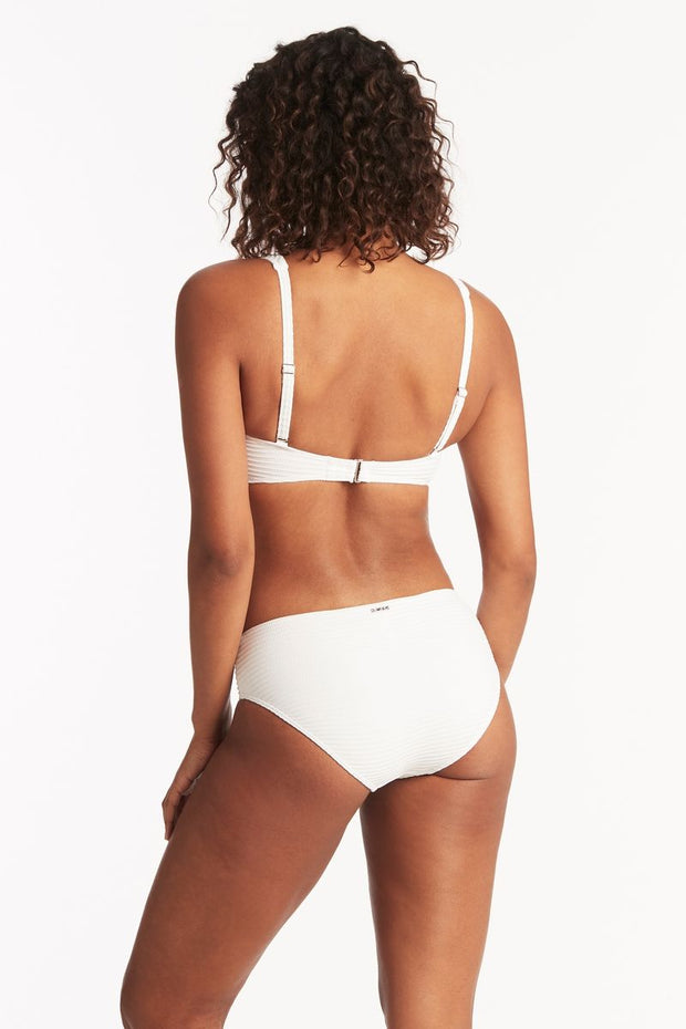 Mid rise waist Powermesh lining for front & back support