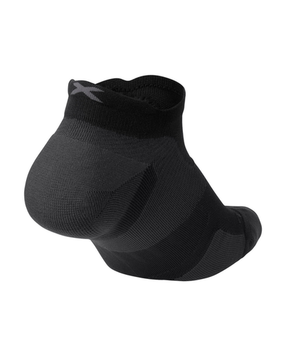 Vectr Cushion No Show Socks - Black/Titanium